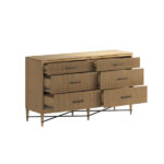 Loft Reeded Dresser in Natural Maple Finish By Art Furniture 12