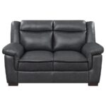 Upholstered Padded Arm Arabella Loveseat Gray by Coaster Furniture Luxury Living Room Furniture Mobilia Cleopatra 13 Upholstered Padded Arm Arabella Loveseat Gray by Coaster Furniture 13