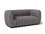 Aversa Loveseat in Charcoal Gray Boucle – FM61002GY-LV by Furniture of America 10