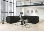 Aversa Loveseat in Black Boucle – FM61002BK-LV by Furniture of America 14