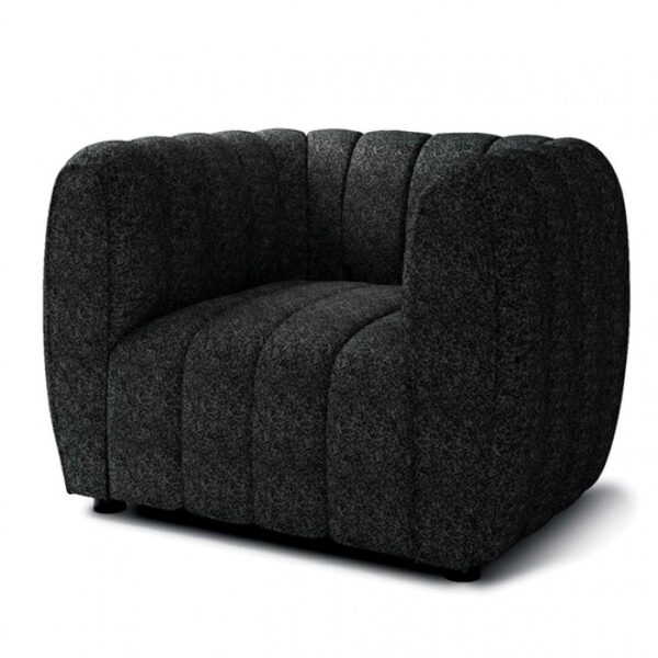 Aversa Chair in Black Boucle – FM61002BK-CH by Furniture of America 12