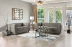 Verdal Loveseat in Charcoal Gray Boucle – FM61001GY-LV by Furniture of America 17