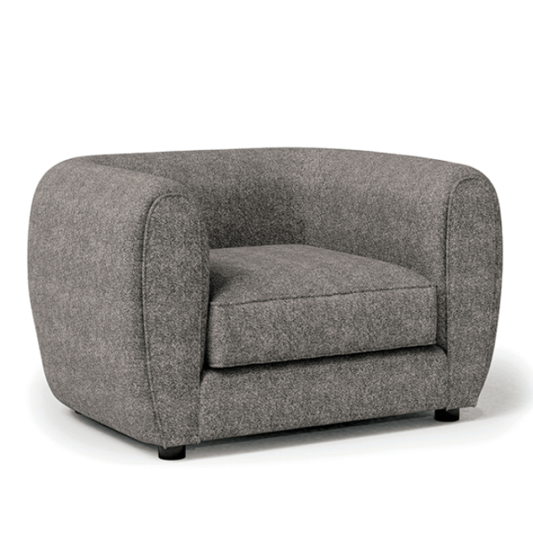 Verdal Chair in Charcoal Gray Boucle – FM61001GY-CH by Furniture of America 10