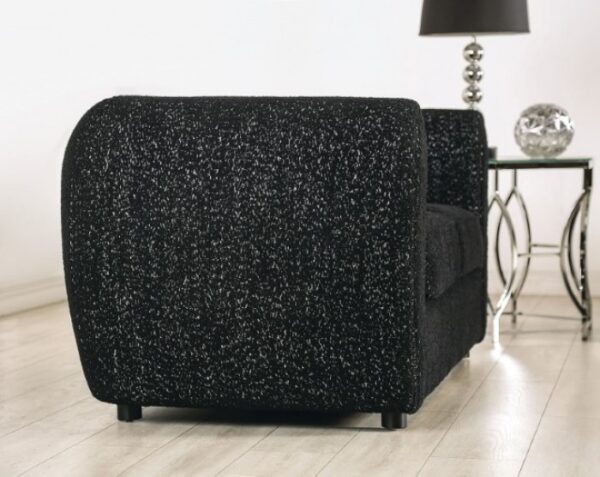 Verdal Loveseat in Black Boucle – FM61001BK-LV by Furniture of America 8