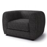 Verdal Chair in Black Boucle – FM61001BK-CH by Furniture of America 17