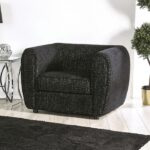 Verdal Chair in Black Boucle – FM61001BK-CH by Furniture of America 13