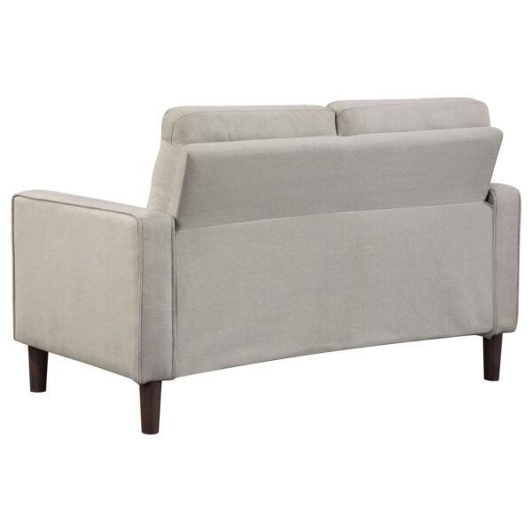 Bowen Upholstered Track Arm Tufted Loveseat Beige by Coaster Furniture 8