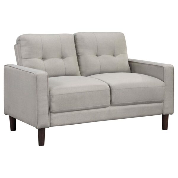 Bowen Upholstered Track Arm Tufted Loveseat Beige by Coaster Furniture 10