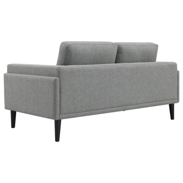Rilynn Upholstered Track Arm Loveseat Gray by Coaster Furniture 8