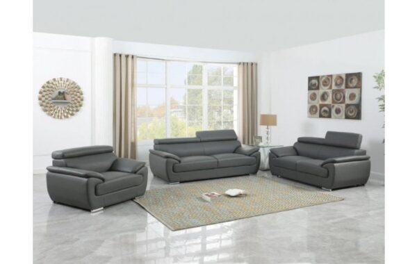 4571 Genuine Leather Sofa Set By Gu Furniture 4