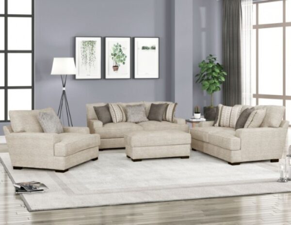 Ardenfold Loveseat in Beige Fabric – FM64201BG-LV by Furniture of America 16