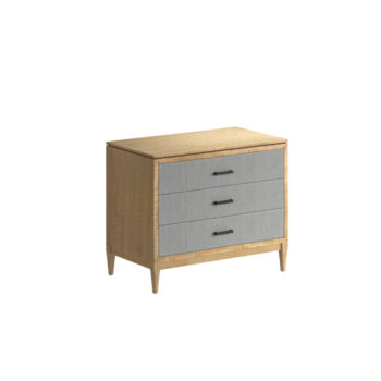 Loft Bedside Chest in Fabric Finish By Art Furniture