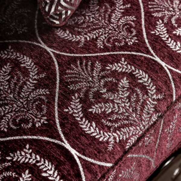 Sassari Loveseat in Burgundy Chenille – SM6447-LV by Furniture of America 15