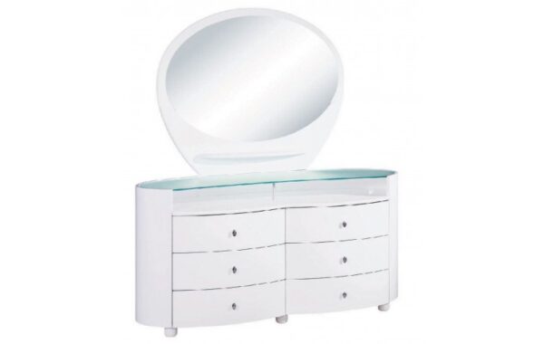 Cosmo White Dresser By Gu Furniture 4
