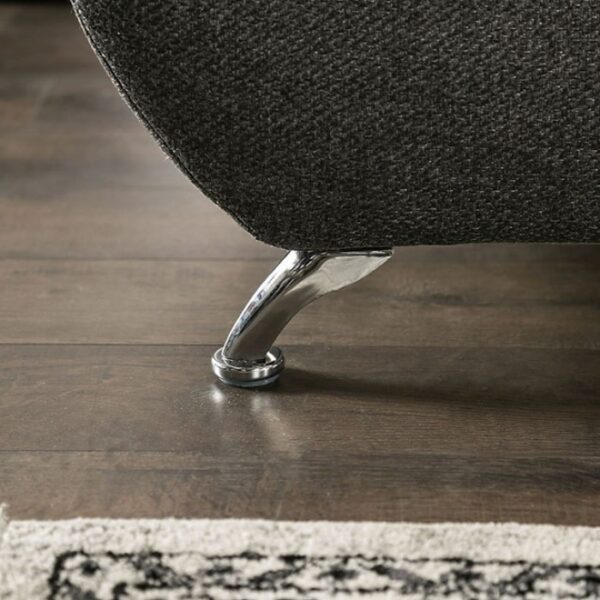 Sarnen Loveseat in Dark Gray Linen-Like Fabric – EM6721DG-LV by Furniture of America 13