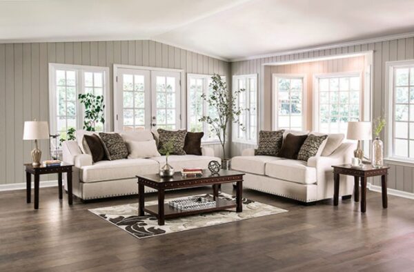 Sonora Loveseat in Beige Linen-Like Fabric – SM1217-LV by Furniture of America 13