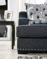 Sonora Loveseat in Dark Navy Linen-Like Fabric – SM1218-LV by Furniture of America 27