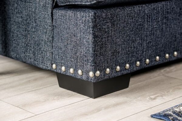 Sonora Loveseat in Dark Navy Linen-Like Fabric – SM1218-LV by Furniture of America 19