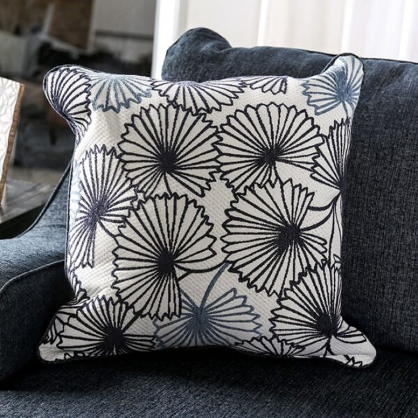 Sonora Loveseat in Dark Navy Linen-Like Fabric – SM1218-LV by Furniture of America 21