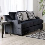 Sonora Loveseat in Dark Navy Linen-Like Fabric – SM1218-LV by Furniture of America 23