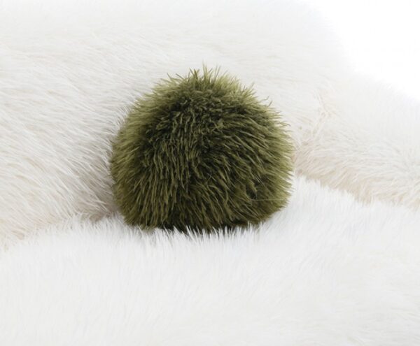 Darwen Loveseat in White Faux Fur – FM64006WH-LV by Furniture of America 10
