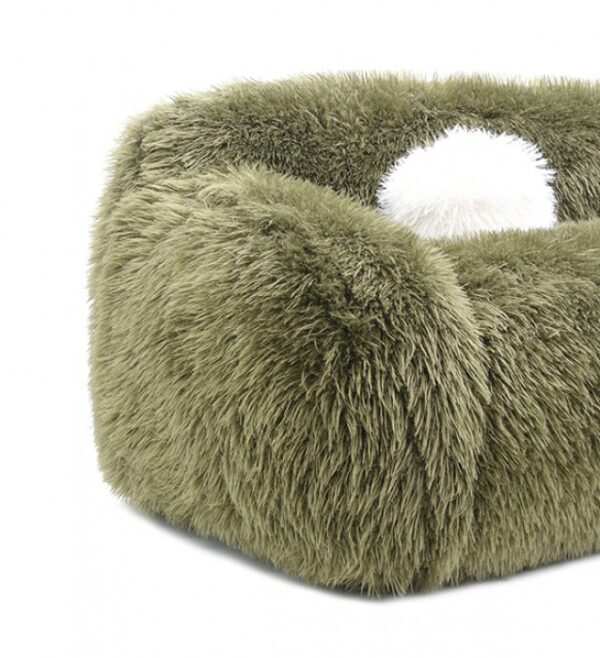 Darwen Loveseat in Green Faux Fur – FM64006GR-LV by Furniture of America 9