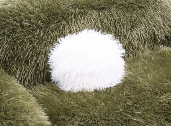 Darwen Loveseat in Green Faux Fur – FM64006GR-LV by Furniture of America 10
