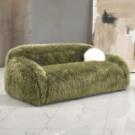 Darwen Sofa in Green Faux Fur – FM64006GR-SF by Furniture of America 13