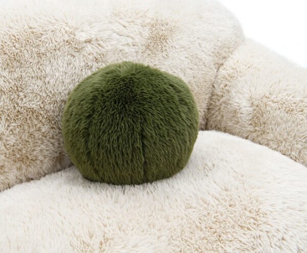 Darwen Loveseat in Sand Faux Fur – FM64006BG-LV by Furniture of America 10