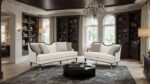 La Salle Chair in White Chenille – FM67005WH-CH by Furniture of America 14
