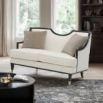 La Salle Loveseat in White Chenille – FM67005WH-LV by Furniture of America 19