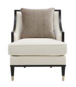 La Salle Chair in White Chenille – FM67005WH-CH by Furniture of America 12