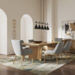 Loft Upholstered Arm Chair in Natural Maple Finish By Art Furniture 14