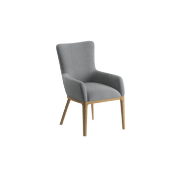 Loft Upholstered Arm Chair in Natural Maple Finish By Art Furniture