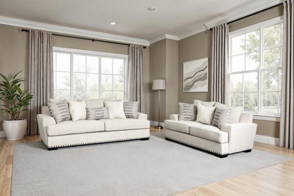 Gervais Loveseat in Taupe Fabric – SM1253-LV  by Furniture of America 18