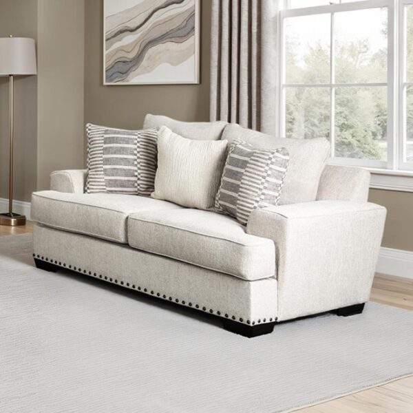 Gervais Loveseat in Taupe Fabric – SM1253-LV  by Furniture of America 11