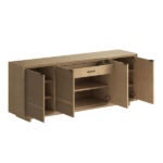 Loft Entertainment Console in Natural Maple Finish By Art Furniture 13