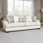 Gervais Oversized Sofa in Taupe Fabric – SM1253-SF by Furniture of America 19