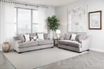 Mayfield Loveseat in Gray Fabric – SM1249-LV by Furniture of America 17