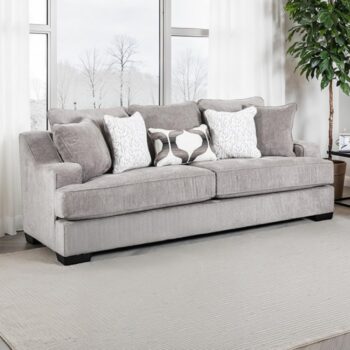 Mayfield Oversized Sofa in Gray Fabric – SM1249-SF by Furniture of America 8