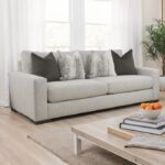 Romsey Loveseat in Light Gray – SM6093-LV by Furniture of America 7