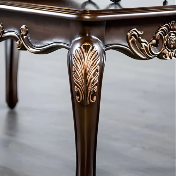 Palencia Traditional Dark Cherry Coffee Table FM45005C by Furniture of America - Image 4