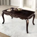 Palencia Traditional Dark Cherry Coffee Table FM45005C by Furniture of America - Image 3