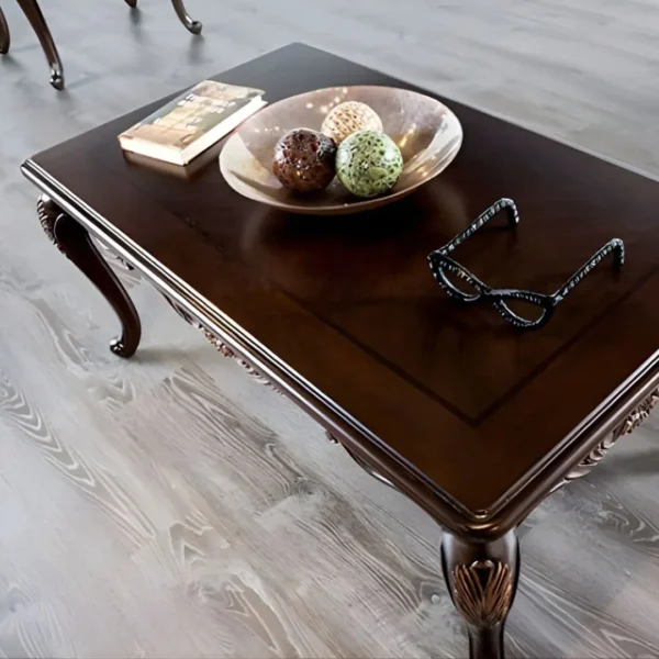 Palencia Traditional Dark Cherry Coffee Table FM45005C by Furniture of America - Image 2