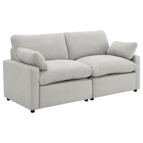 Collins Modular Power Loveseat Gray by Coaster Furniture 9