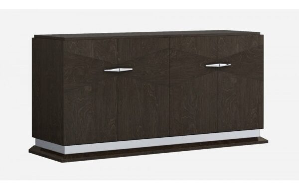 D845 High Gloss Dark Gray Buffet By Gu Furniture 10