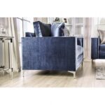 Jodie Love Seat in Satin Blue & Silver – SM2687-LV by Furniture of America 25