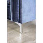 Jodie Love Seat in Satin Blue & Silver – SM2687-LV by Furniture of America 22