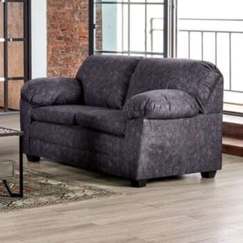 Keswick Loveseat in Charcoal – SM7754-LV by Furniture of America
