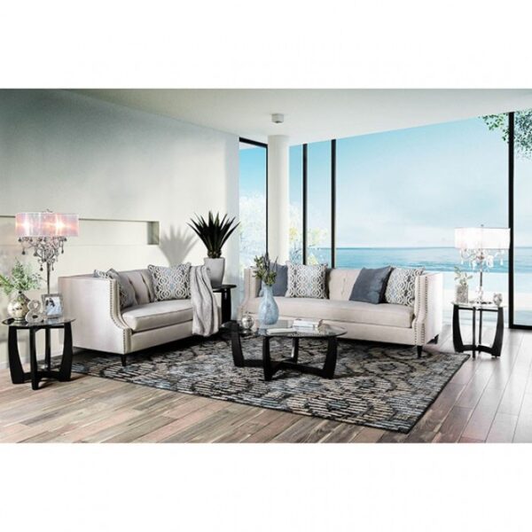Tegan Loveseat in Beige & Light Blue – SM2217-LV by Furniture of America 16